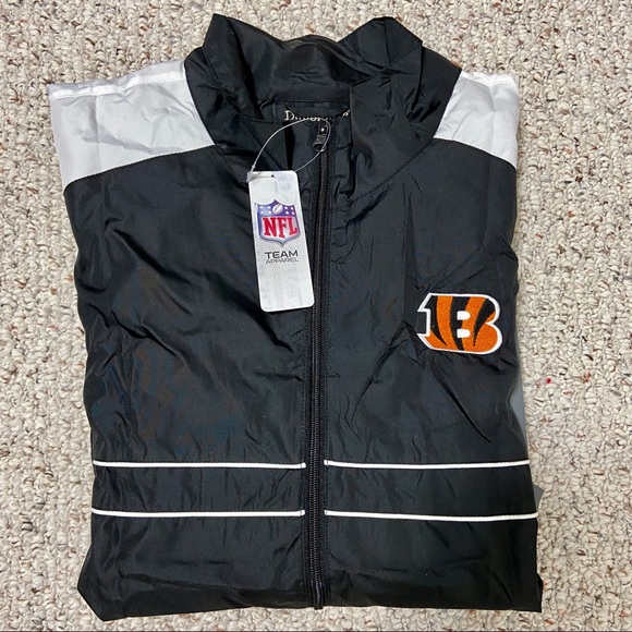 ❌ SOLD ❌ NWT NFL Cincinnati Bengals Windbreaker - Picture 2 of 8